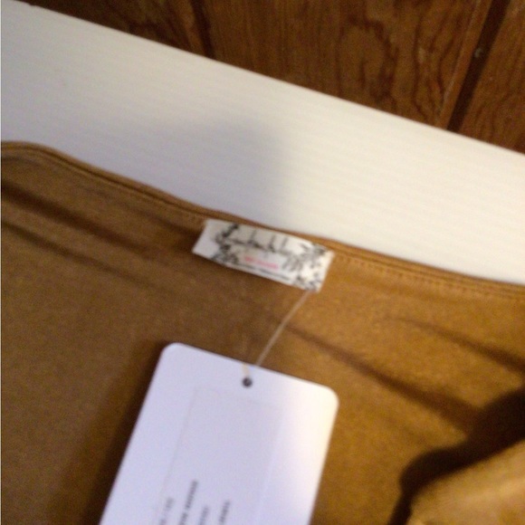 NEW! Free People turnt bodysuit marigold mustard - Picture 8 of 8